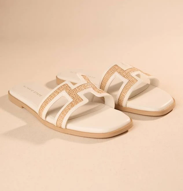 Altar'd State Enid Raffia Sandals