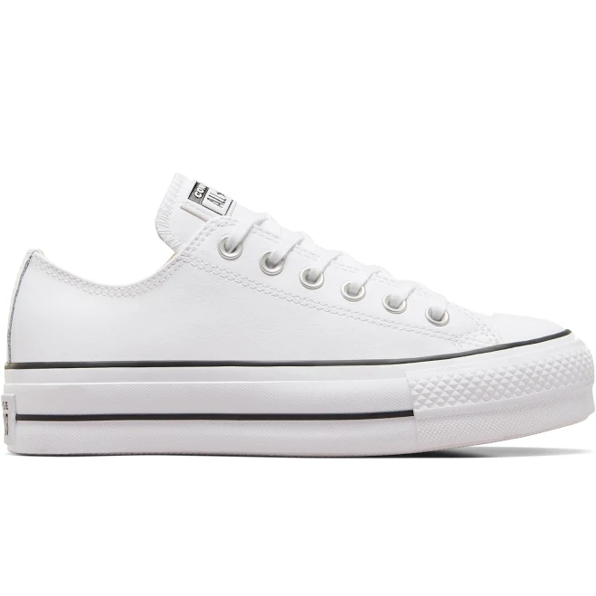 Converse Women's Chuck Taylor All Star Platform Leather Low-Top Sneakers