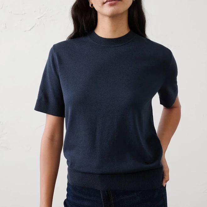 Women's Preppy Forever Short-Sleeve Sweater