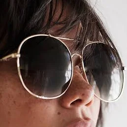 Free People Pasadena Oversized Aviator Sunglasses