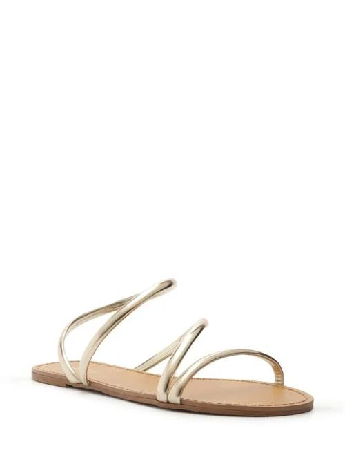 Mikayla Round Toe Flat Sandals