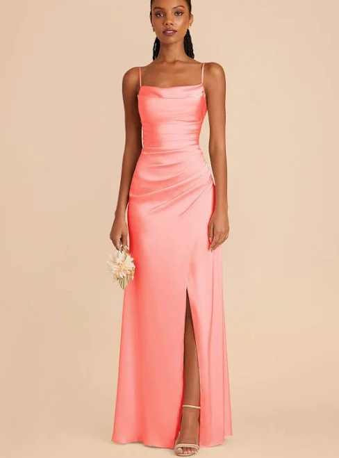 Birdy Grey Lydia Matte Satin Bridesmaid Dress