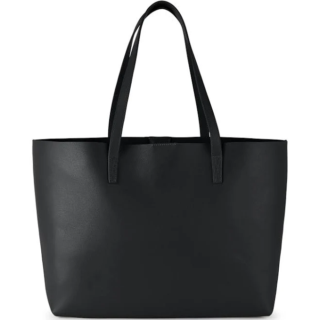 Leatherology Belmont Structured Tote Minimalist Silhouette