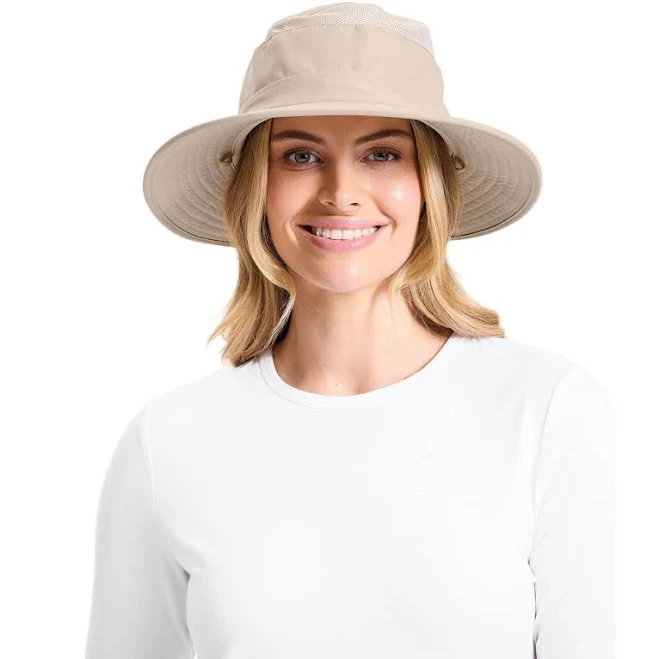 Everyday Broad Brim Sun Hat With Pocket for Women