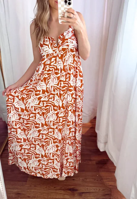 Floral Pocketed Maxi Sleeveless Dress