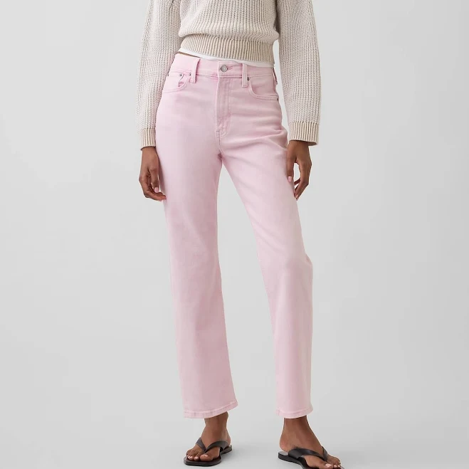 Gap Women's High Rise ’90s Slim Straight Crop Jeans