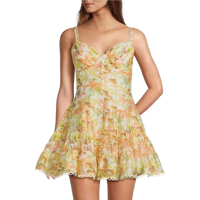 Astr The Label Tazia Floral Mini Dress