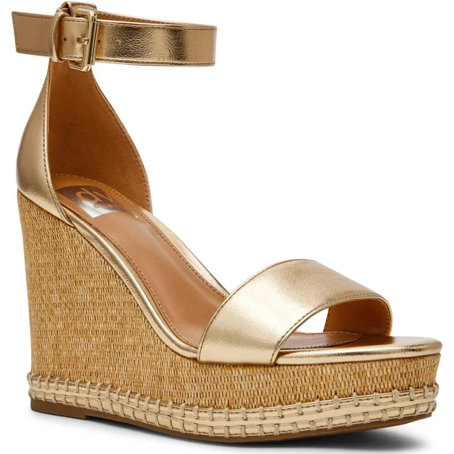 DV Dolce Vita Women's Tammara Ankle-Strap Platform Wedge Sandals