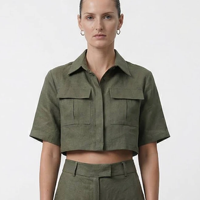 Parentezi Valeria Cargo Crop Top