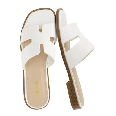 Cushionaire Women's Voyage Cutout Strap Slides