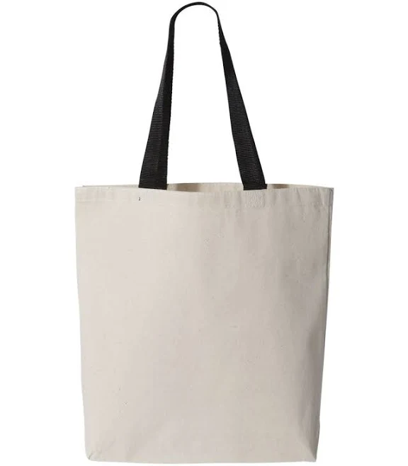 Q-Tees 11L Canvas Tote