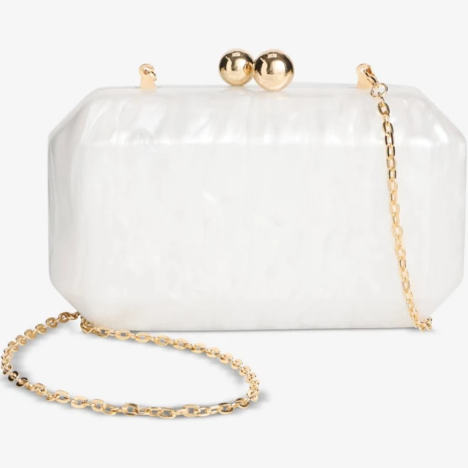 Mini woven top-handle bag