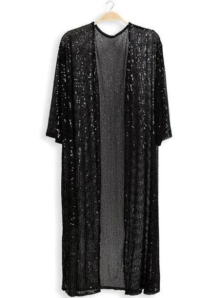 Sequin Kimono Duster