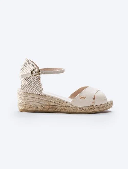 Salina Canvas Espadrille Sandal Wedges