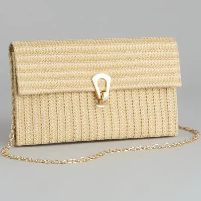 Windsor Straw Clutch