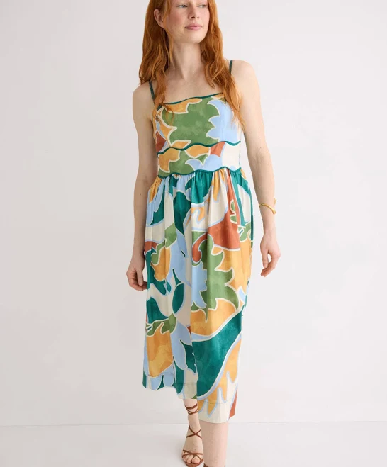 Donna Morgan Abstract Midi Dress