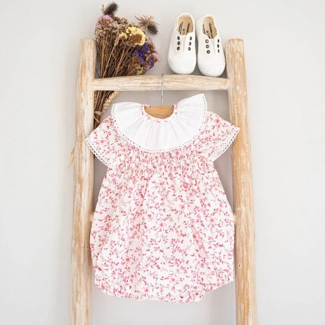 Floral Linen Romper