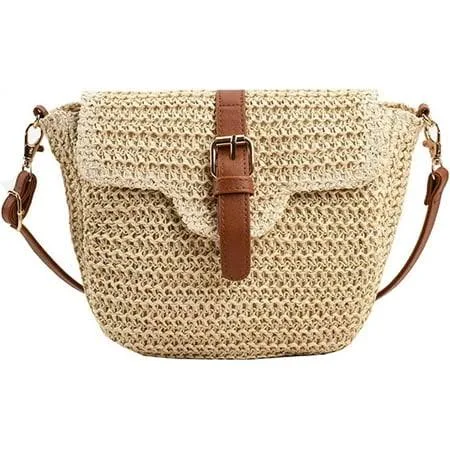 Women's Straw Crossbody Bag