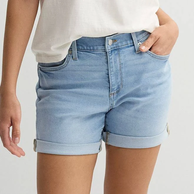 Women's Sonoma Goods For Life® Mid Rise Roll Cuff Shorts
