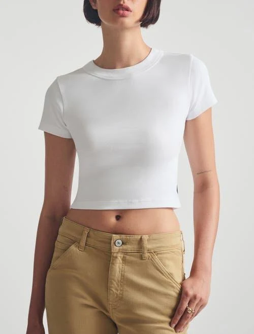 Brooklyn Industries Women's Cropped Rib T-Shirt