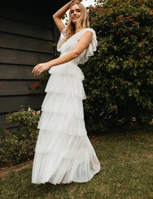 Evalyn Tiered Ruffle Maxi Dress