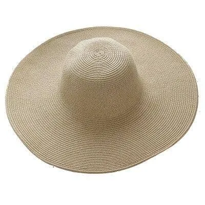 Summer Foldable Floppy Wide Brim Straw Sun Hat