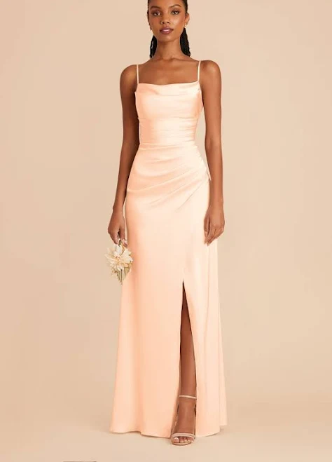 Birdy Grey Lydia Matte Satin Bridesmaid Dress