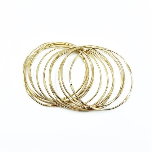 Delicate Gold Bangles Gold