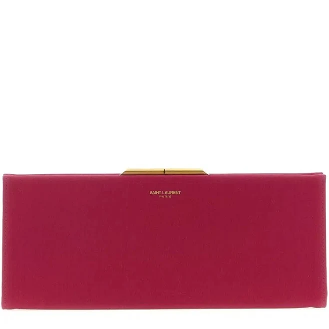 Fuchsia Midnight Piccola Clutch In Burgundy