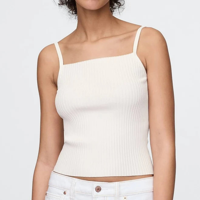 Gap Women's Rib Sweater Crop Tank Top