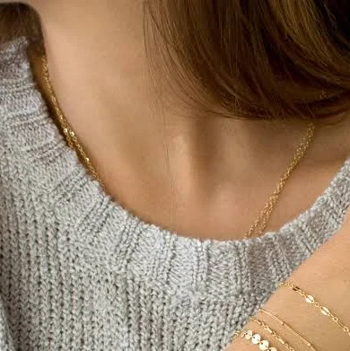 Dainty Chain Bracelets 14K Gold Fill Chain