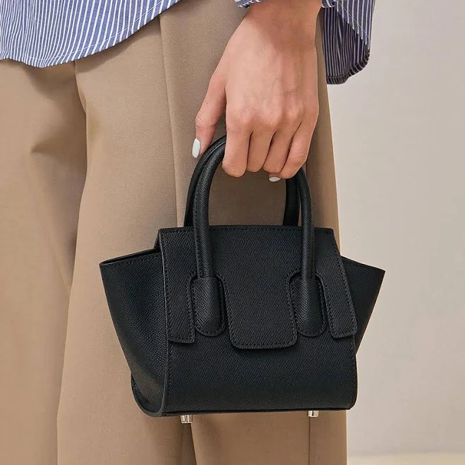 Leather Top Handle Bag