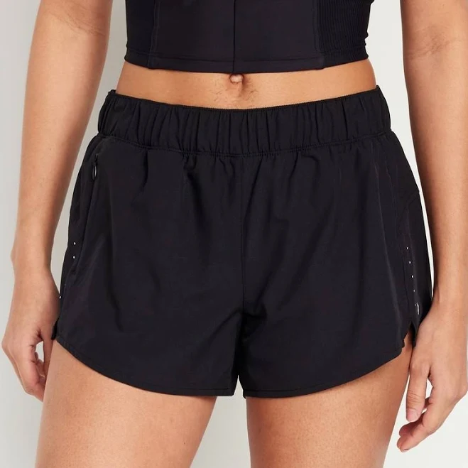 Old Navy Women's Mid-Rise Stretchtech Run Shorts