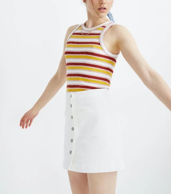 Madewell Women's Metropolis Denim Skirt