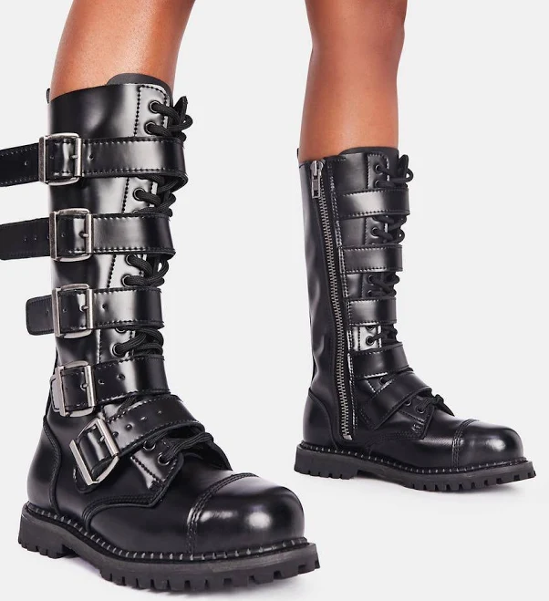 Men's Demonia RIOT-18BK Boots