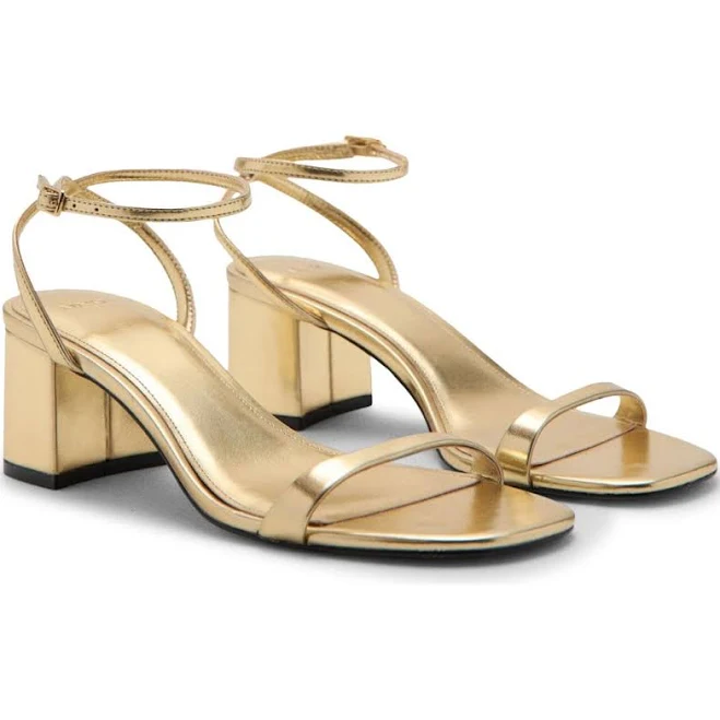 MANGO Women's Tica Block-Heel Strap Sandals