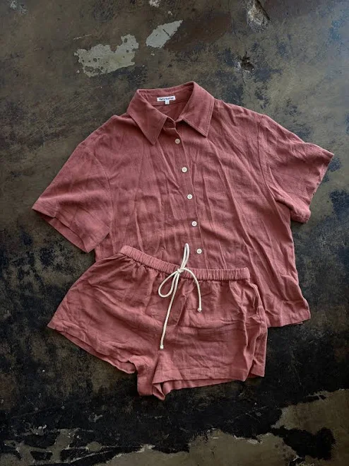 Blush Reformation Linen Set