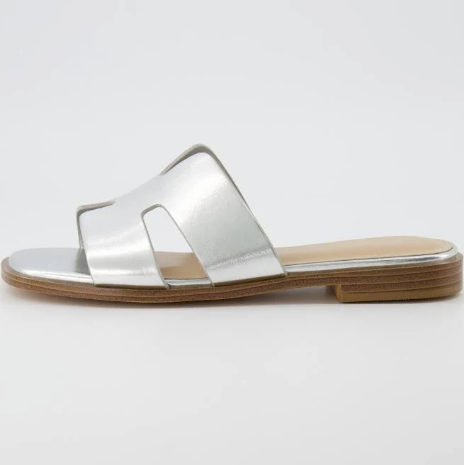 Cushionaire Women's Voyage Cutout Strap Slides