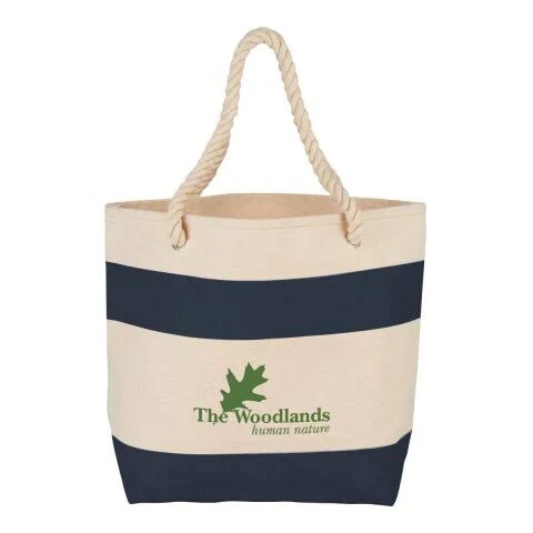 Promotional Rope Handle Cotton Canvas Tote