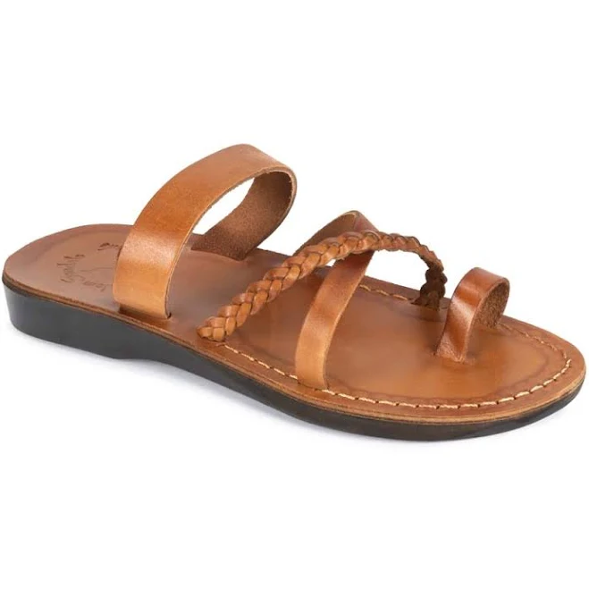 Jerusalem Sandals Women's Sophia Braided Leather Sandals