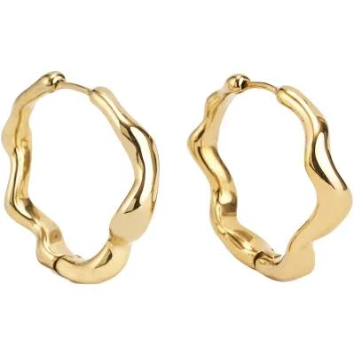Hey Harper Women's Irregular Organic Hoop Earrings