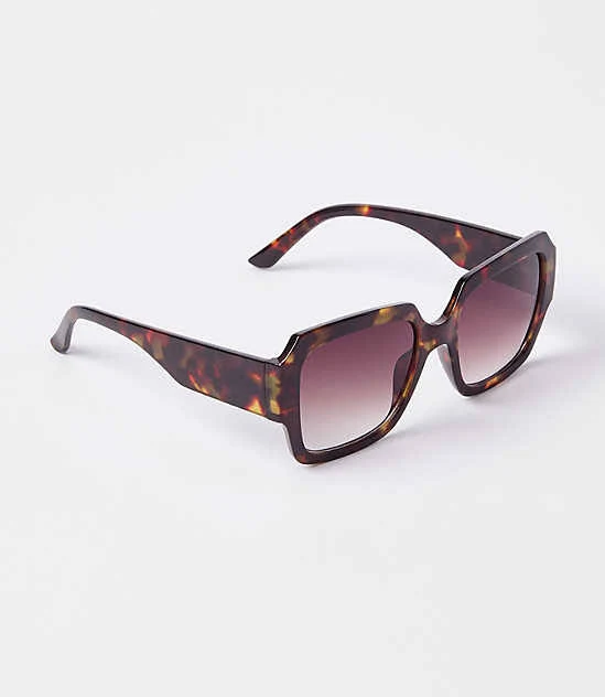 Loft Women's Oversized Square Sunglasses