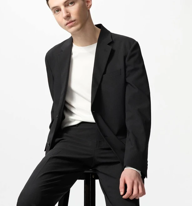 UNIQLO Men's Wool-Like Blazer
