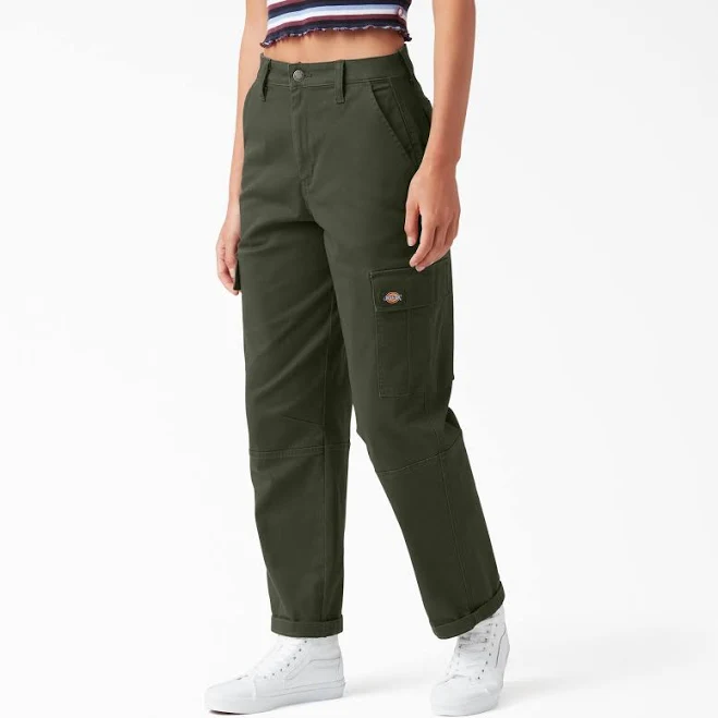 Dickies Women's Relaxed Fit Cropped Cargo Pants