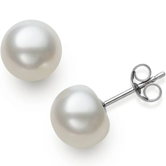 Belle de Mer Cultured Freshwater Pearl Stud Earrings