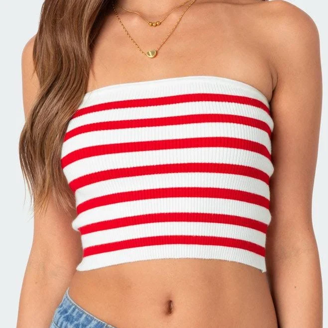 Edikted Lexi Ribbed Tube Top