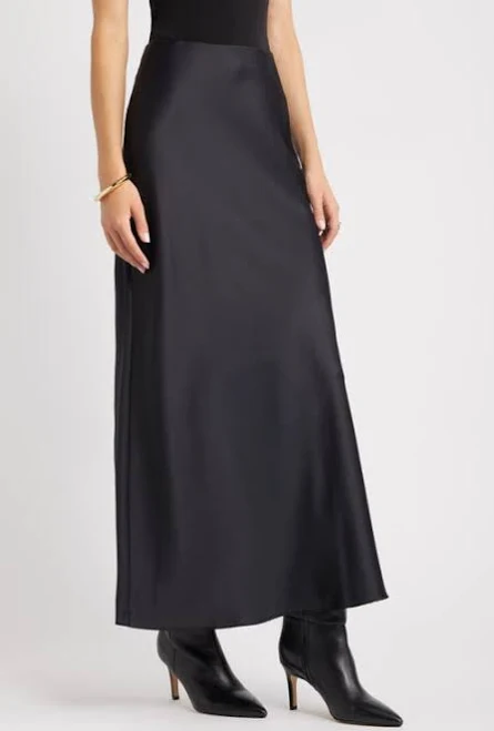 Satin Maxi Skirt