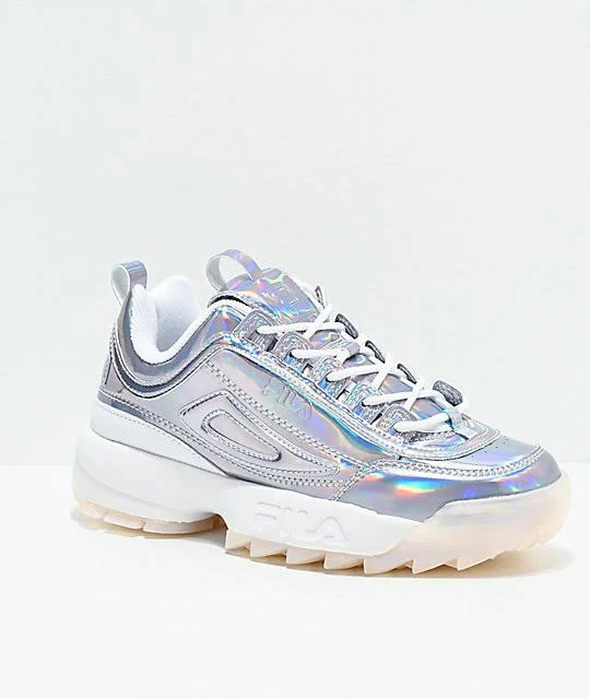 FILA Women's Disruptor II Iridescent Sneakers