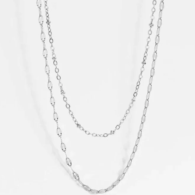 Dainty Layered Chain Necklace Set