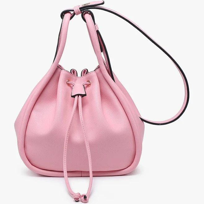 Sophie Vegan Drawstring Bucket Bag